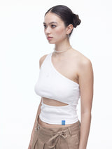 Unbalance Cut-out Sleeveless T(OW)