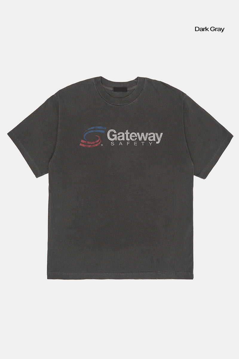 Gateway vintage printed over T-shirt