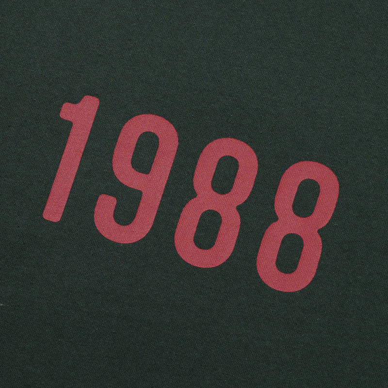 1988 RETRO T-SHIRT - DARK GREEN