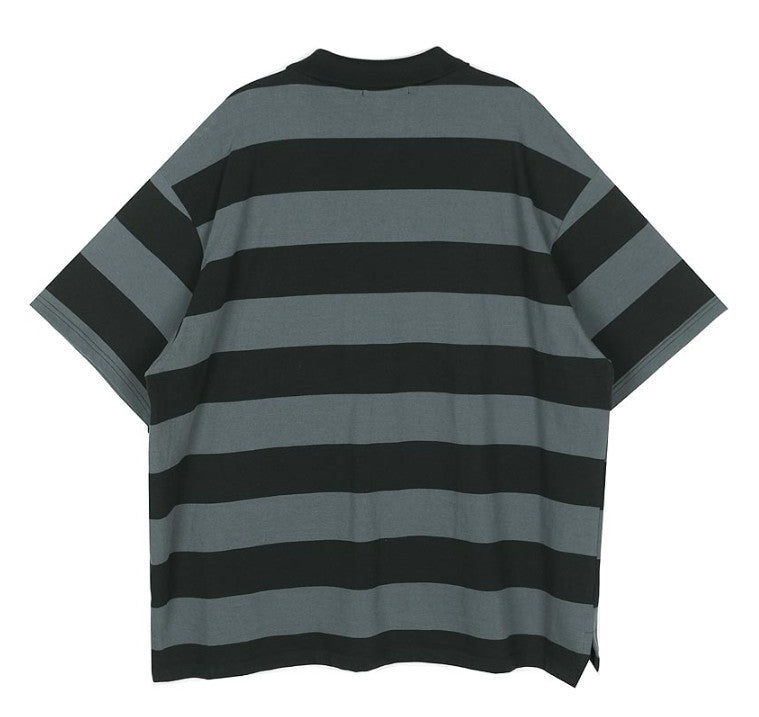 No.0745 ビッグ ST カラーハーフTシャツ (3color)