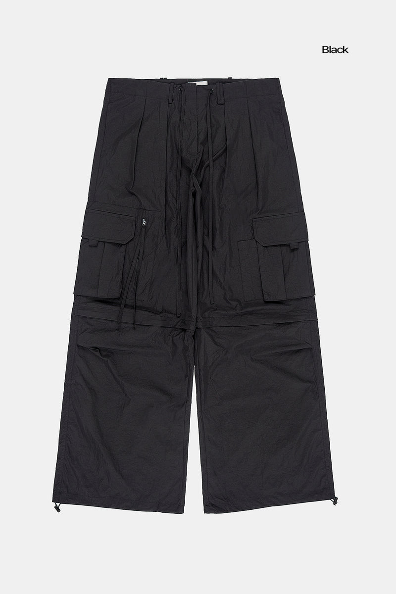 Life detachable nylon cargo pants