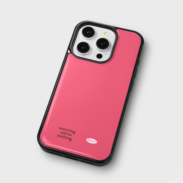 holiday epoxy bumper case (hot pink)