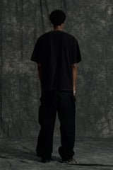 ロゴピグメントTシャツ (Black)
