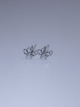 All surgical steel ribbon ring earrings
