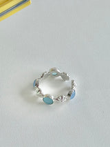 (Open Ring)Creamy Cabochon Ring