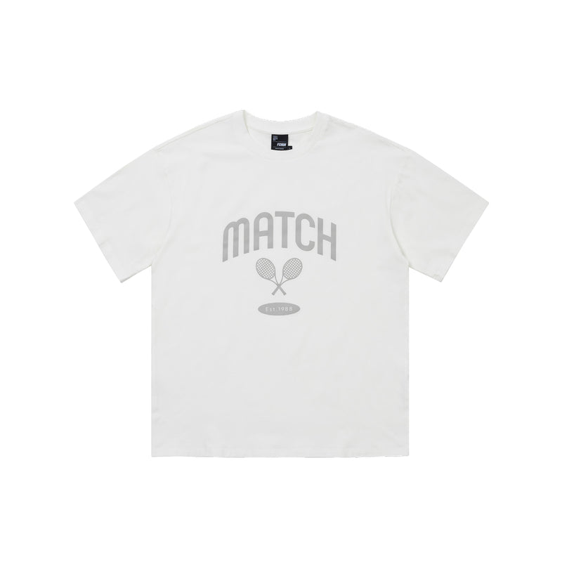 テニスマッチTシャツ - WHITE