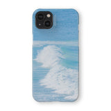 [Matte] Light Blue Crushing Waves Phone Case