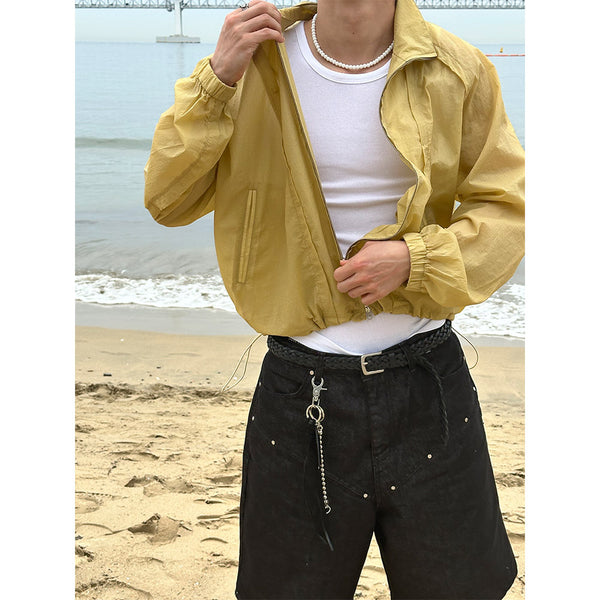 [S/S] See through wide jacket (3color)