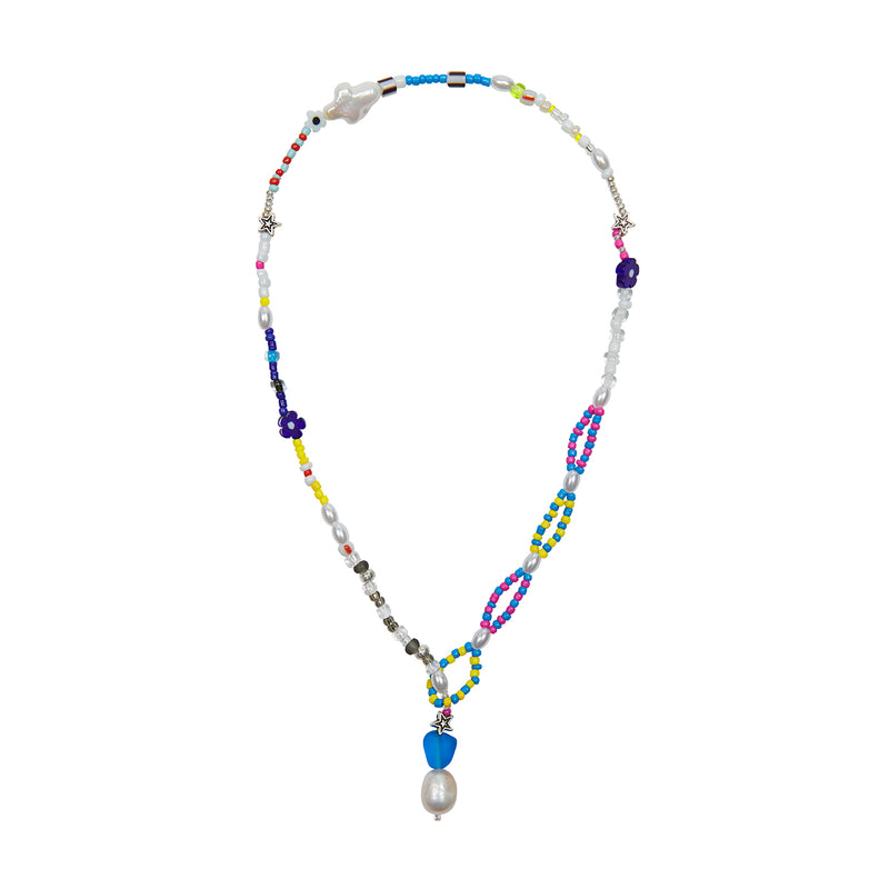 BE BEADS NECKLACE (BLUE)