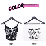 rock vive painting sleeveless (2color)