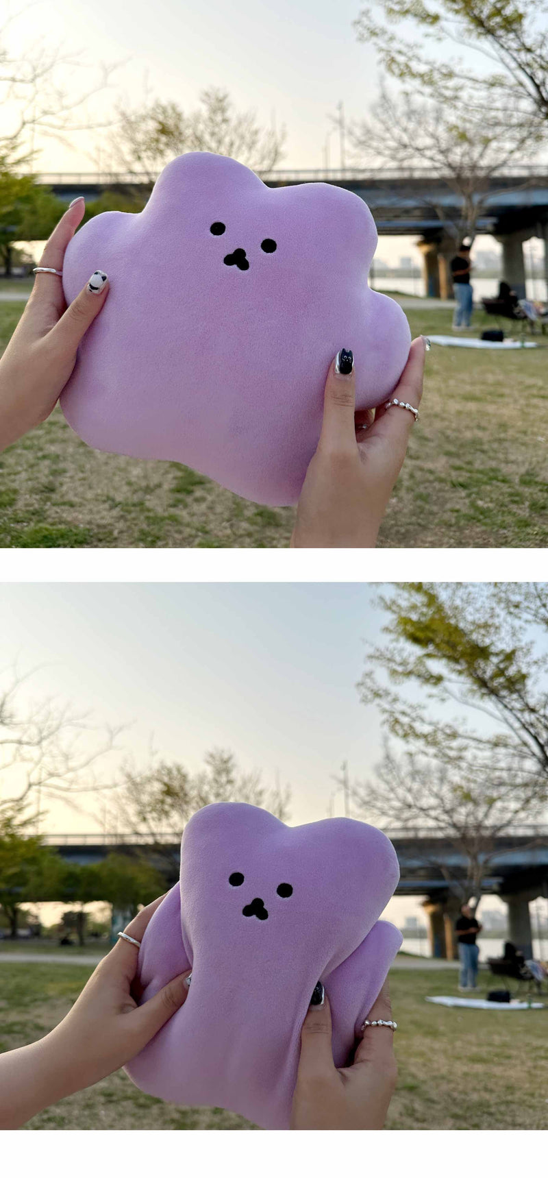 Chanibear Cloud Cushion (Purple)