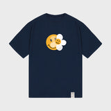 [UNISEX] Dotted Smile Flower Mix Short Sleeve T-Shirt