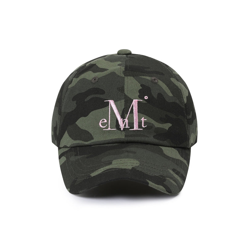 MUCENT CAMO BALL CAP (Khaki x Baby Pink, Gray)