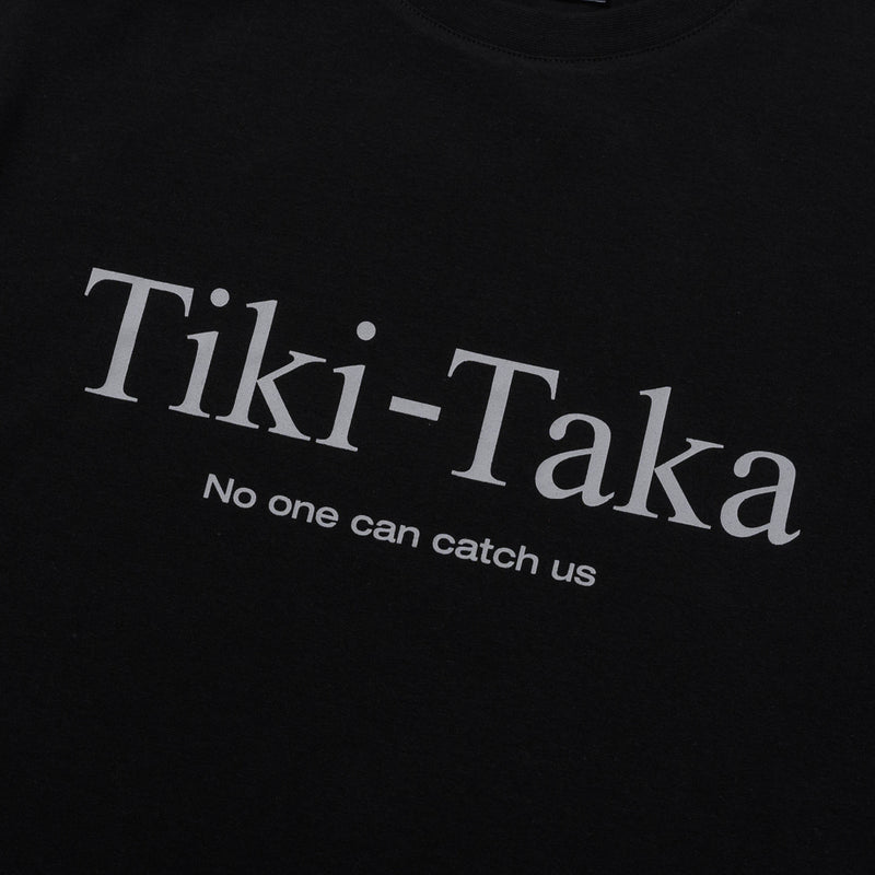 FOOTBALL TIKI-TAKA T-SHIRT - BLACK