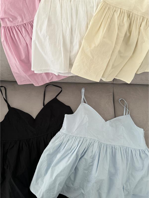 Breeze Shirring Sleeveless (5 colors)