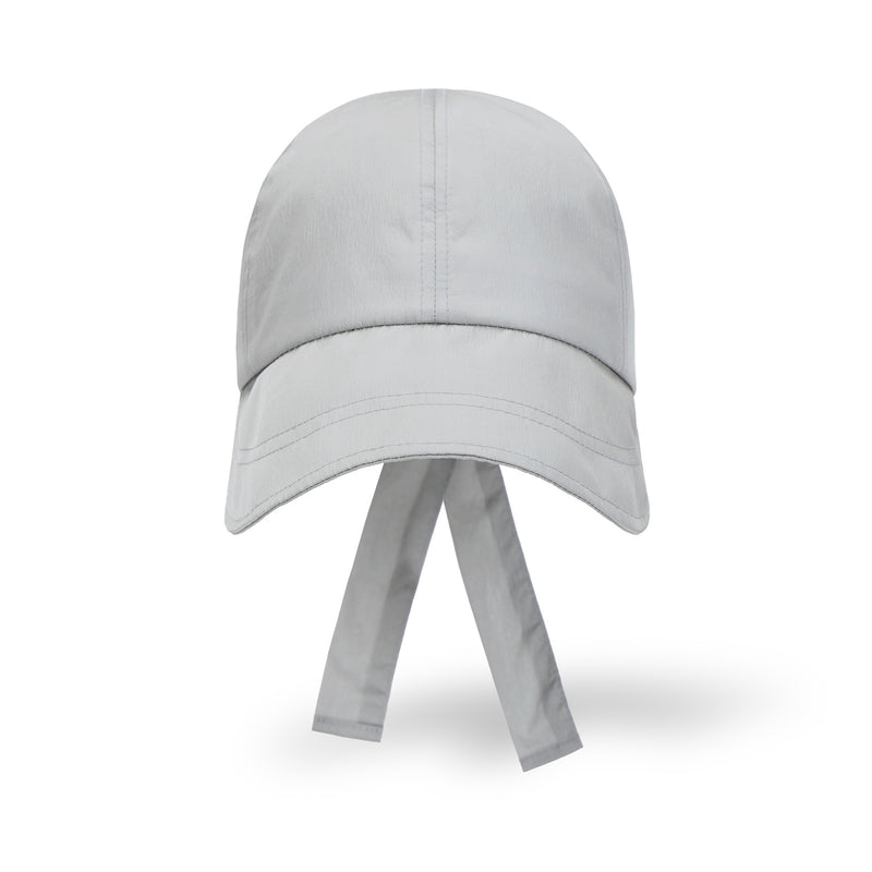 VA Stud Ribbon Bonnet Hat / Gray