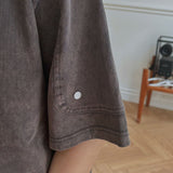 3 TAP Washed Rivet Short Sleeve T Shirt (2color)