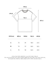 【SET】Space Graphic Round T-Shirt