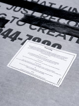 BBD Hidden Slogan Pigment T-Shirt (Gray)