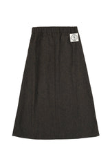 [LINE] ウールブレンドプリーツスカート