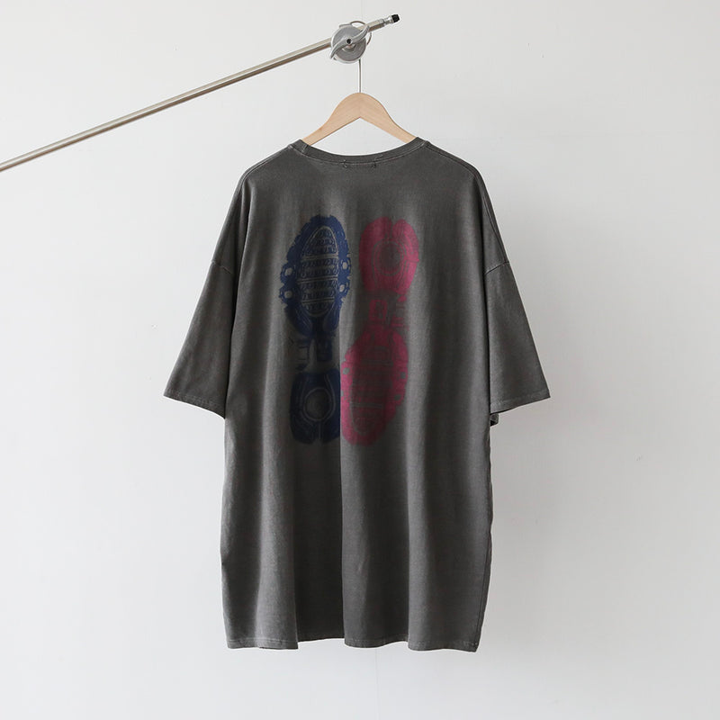SHOES HEAVY DYING HALF TEE