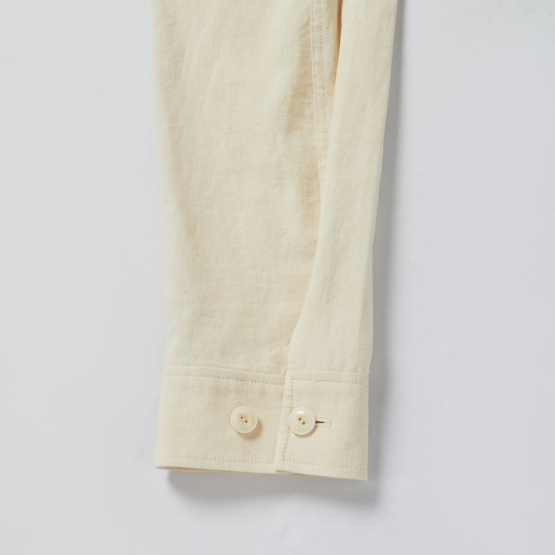 [COLLECTION LINE] N ARCHIVE HAND MADE WESTERN DETAIL LINEN JACKET IVORY
