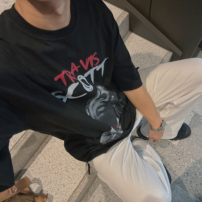 ASCLO トラビスデジタル半袖Tシャツ (3color)