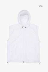 Axe ripstop nylon hooded zip-up vest