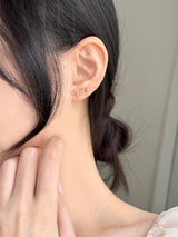 [3 set] big ribbon earrings set
