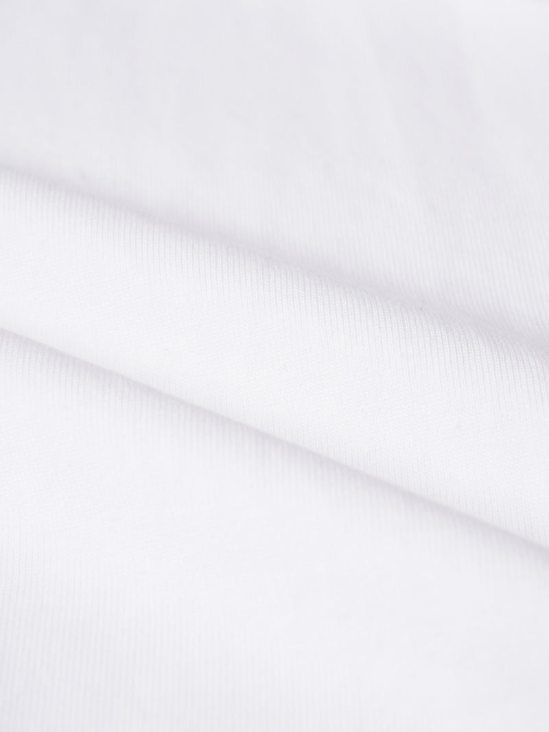Bio cotton U-neck half-sleeves 3color