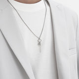Men's Necklace Stainless Steel Chain Daily Fashion Item_CLEF MASTER BPM