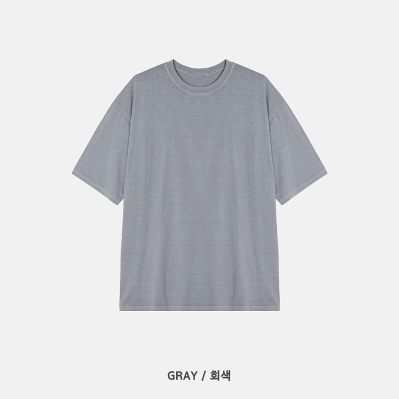パーフェクトスーピマピグメント半袖Tシャツ (6color)