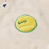 テニスボールソフトクリームクロップドスウェットシャツ [For women]