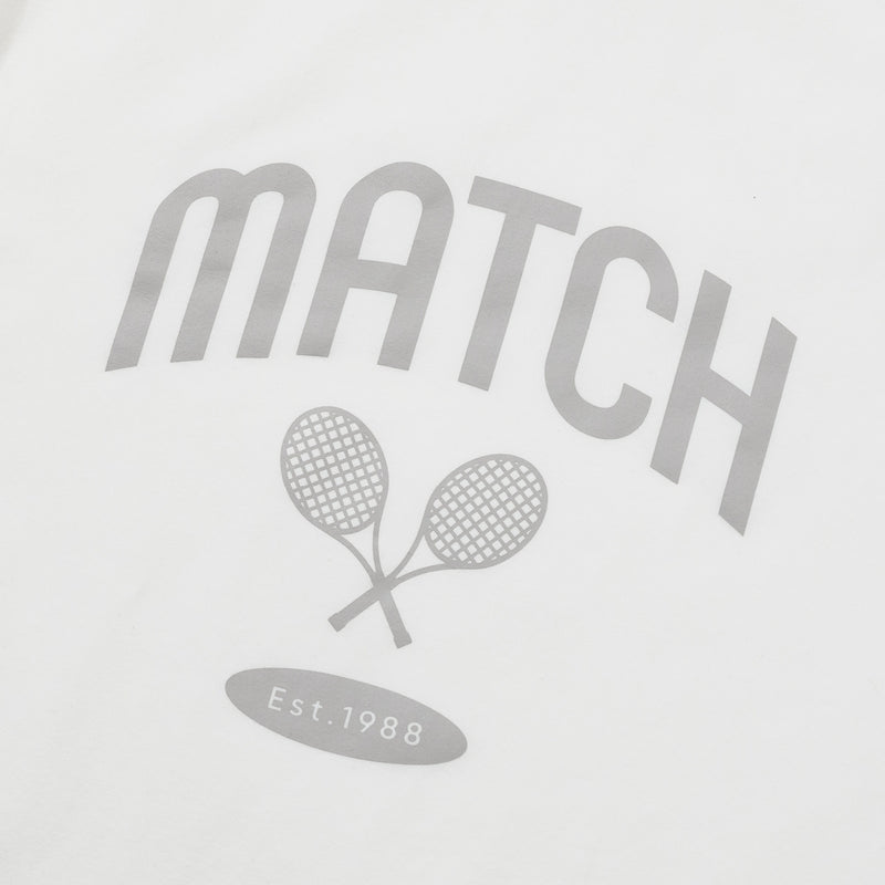 TENNIS MATCH T-SHIRT - WHITE