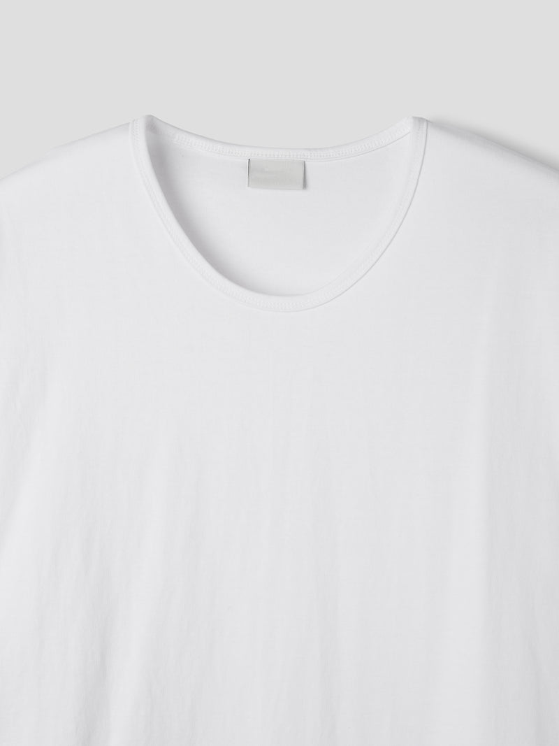 Bio cotton U-neck half-sleeves 3color