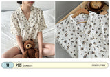 Cool homebody short-sleeved homewear pajama set collection (24GC002)