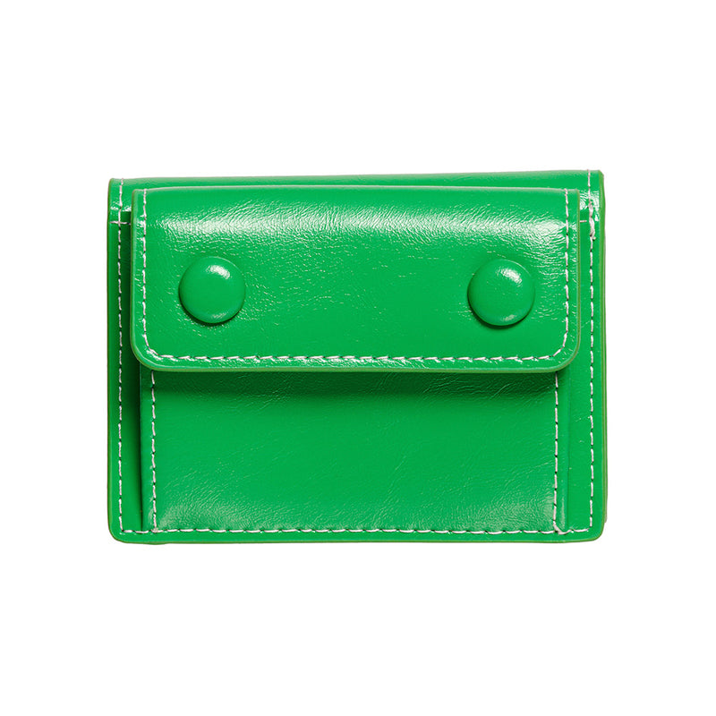 DOT Pocket 3-layer Half Wallet Coin Money Card Wallet green