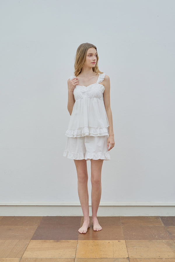 Pine Sleeveless Two-Piece Ivory[24179WTNSN]