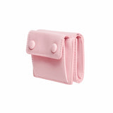 DOT Pocket 3-layer Half Wallet Coin Money Card Wallet baby pink