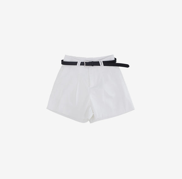 [NONCODE] Temin Pintuck Shorts (Belt Set)