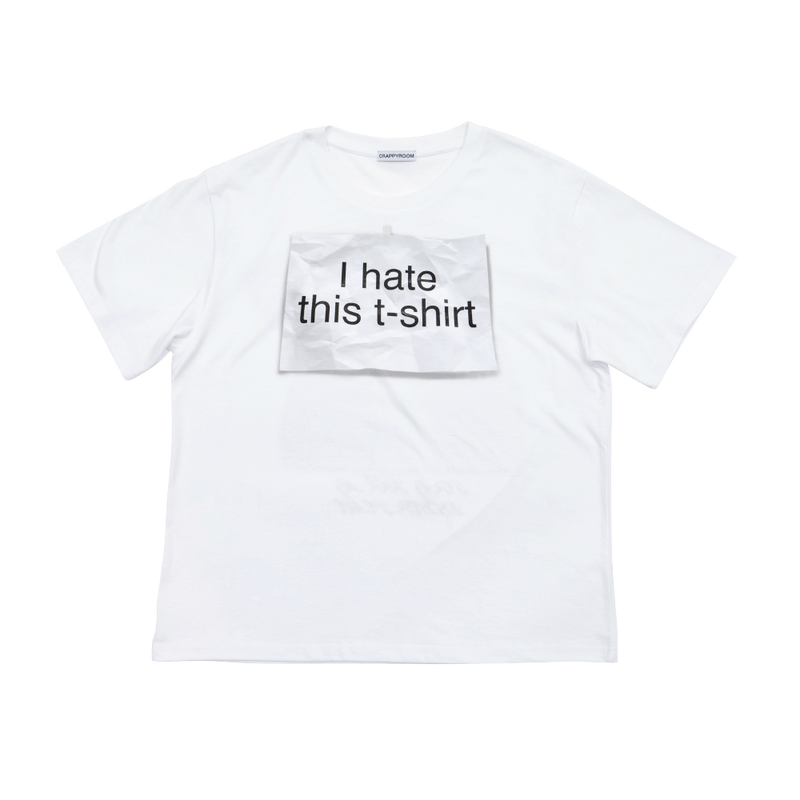 アイヘイトディスTシャツ (WHITE)