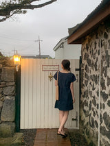 Rail Summer Denim Birthplace Short-Sleeved Mini Dress