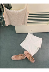 Lace layered inner short pants