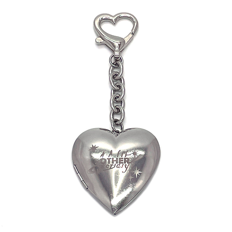 Surgical Heart Locket Pendant Keyring