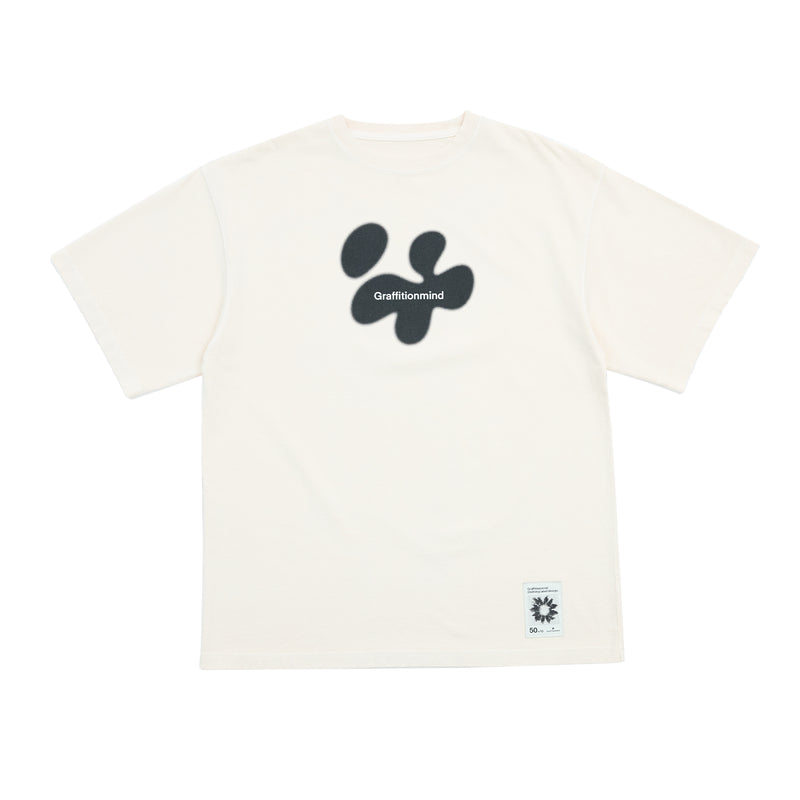 ロゴピグメントTシャツ (Cream)