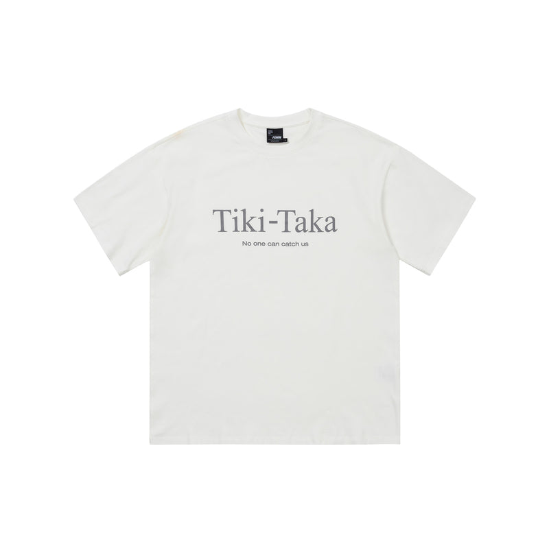 FOOTBALL TIKI-TAKA T-SHIRT - WHITE