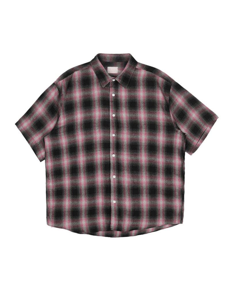 ASCLO Retro Check Short Sleeve Shirt (3color)