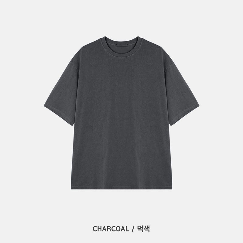 パーフェクトスーピマピグメント半袖Tシャツ (6color)