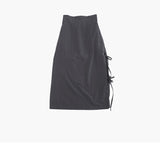 [NONCODE] Tanua Short-Sleeved Shirt + String Long Skirt Set