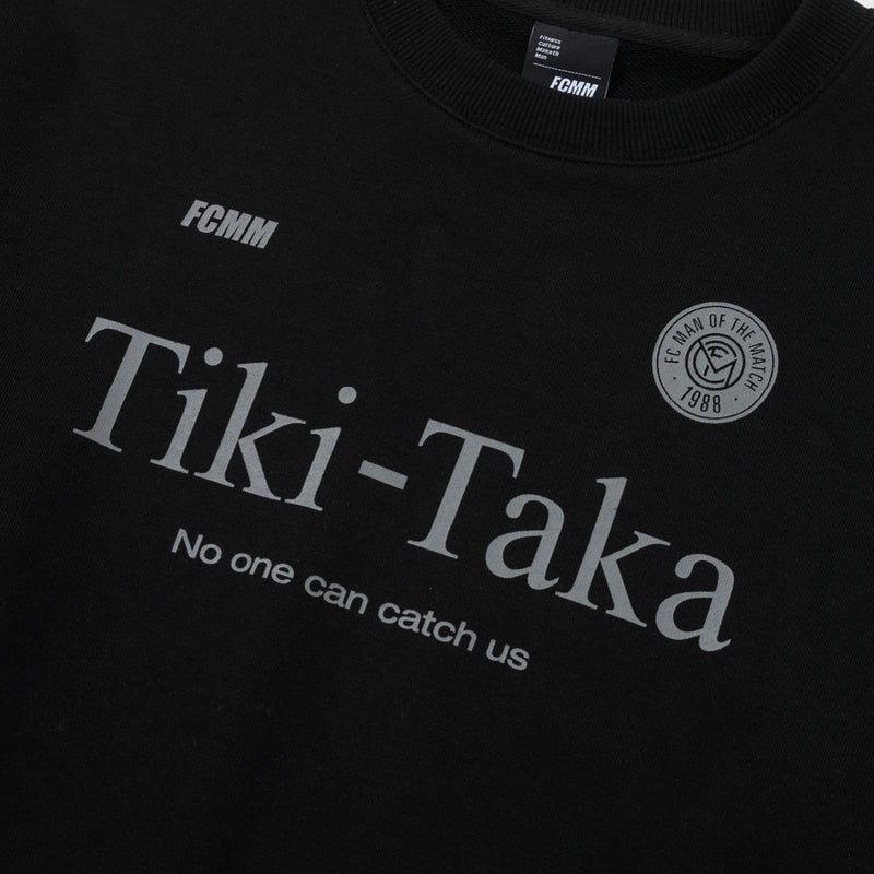 FOOTBALL TIKI-TAKA SWEATSHIRT - BLACK